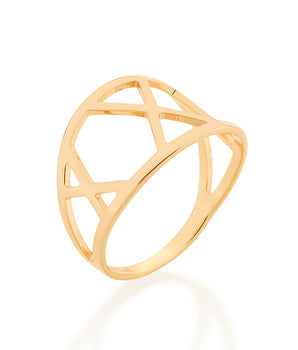 GOLD GEOMETRIC RING