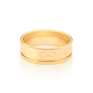 GOLD FOREVER WEDDING BAND RING