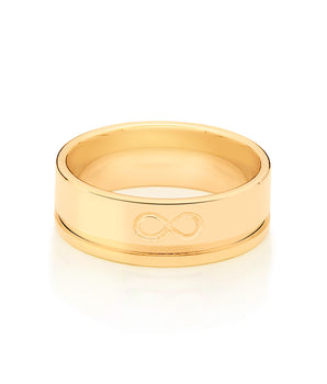 GOLD FOREVER WEDDING BAND RING