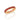 GOLD HEART STUDDED RING IN RED