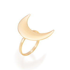 GOLD STAR SKINNY RING