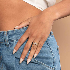 GOLD SQUARE YOUR WAY RING