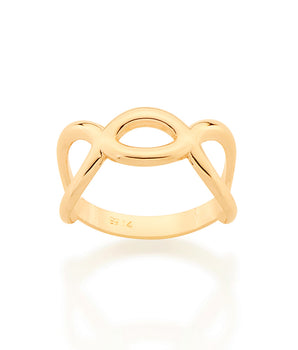 GOLD LACED RING