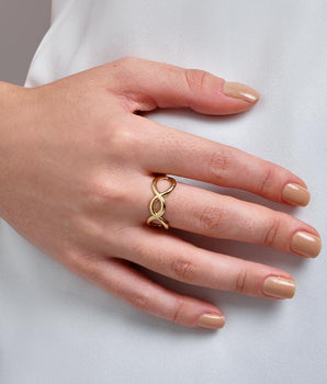 GOLD LACED RING