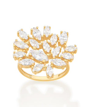GOLD LUXURY CELEBRATE RING