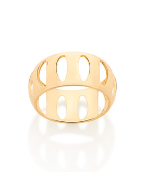 GOLD HOLLOW MODERN RING