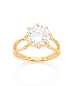 GOLD INHERITANCE SOLITAIRE RING