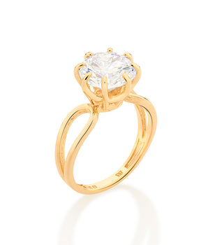 GOLD INHERITANCE SOLITAIRE RING