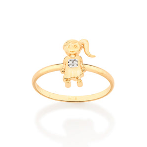 GOLD GIRL RING
