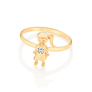 GOLD GIRL RING