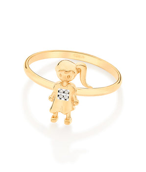 GOLD GIRL RING