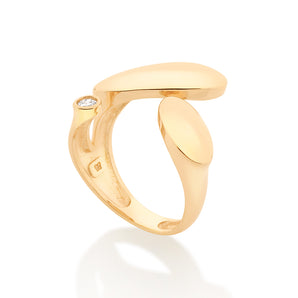 GOLD MODERN ABSTRACT RING