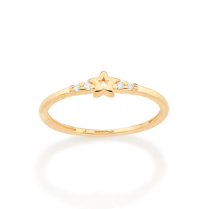 KID’S GOLD STAR SKINNY RING