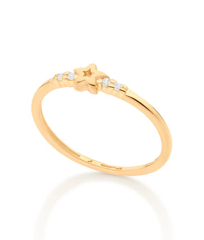 KID’S GOLD STAR SKINNY RING