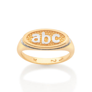 KID’S GOLD ABC RING