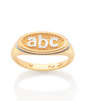 KID’S GOLD ABC RING