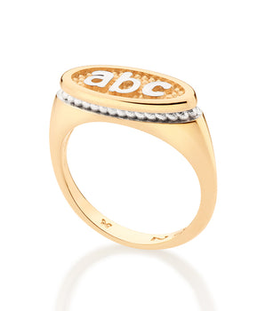 KID’S GOLD ABC RING