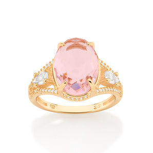 GOLD MORNING LIGHT MAXI RING
