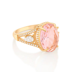 GOLD MORNING LIGHT MAXI RING