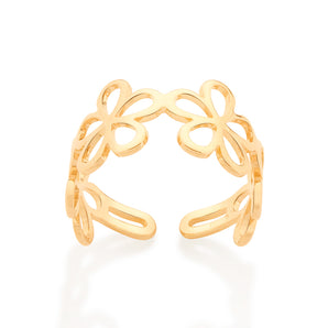 GOLD NIGHT FLOWER RING