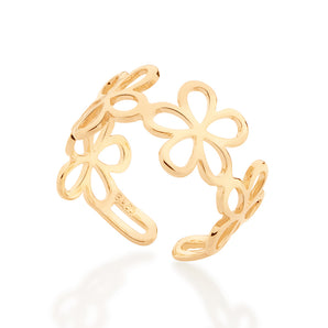 GOLD NIGHT FLOWER RING