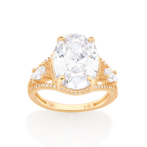 GOLD MOONLIGHT MAXI RING