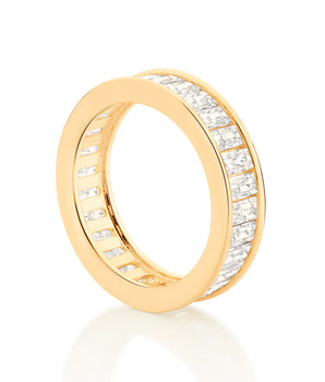 GOLD BETTER TOGETHER RING IN WHITE