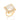 GOLD SQUARE STONE MAXI RING IN WHITE
