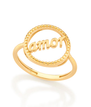 GOLD AMOR (LOVE) RING