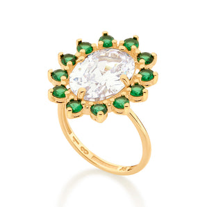 GOLD RECONNECTING RING
