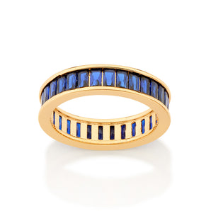 GOLD BETTER TOGETHER RING IN BLUE