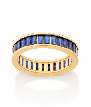 GOLD BETTER TOGETHER RING IN BLUE