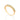 GOLD GREEN AND WHITE STUDDED RING