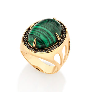 GOLD A DROP OF NATURE MAXI RING