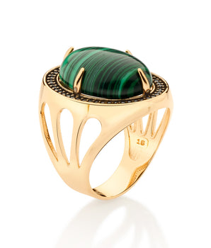 GOLD A DROP OF NATURE MAXI RING