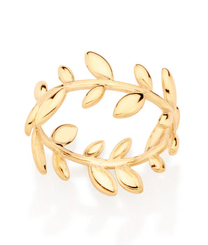 GOLD LEAF RING