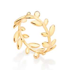 GOLD LEAF RING