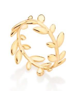 GOLD LEAF RING