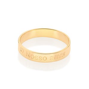 GOLD NOSSO AMOR (OUR LOVE) RING