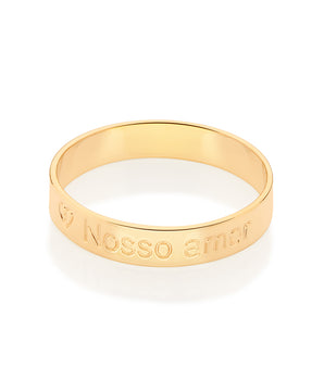 GOLD NOSSO AMOR (OUR LOVE) RING