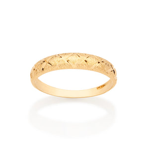 GOLD FOGGED RING