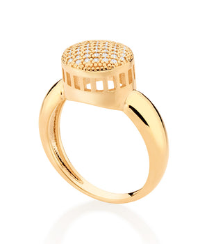GOLD BRIGHT STARS RING