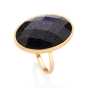GOLD NIGHT SKY MAXI RING
