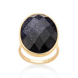 GOLD NIGHT SKY MAXI RING