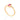 GOLD SMALL PIECE OF LOVE SOLITAIRE RING IN PINK