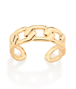 GOLD CHAIN ADJUSTABLE RING