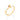 GOLD SHINY HEART SKINNY RING