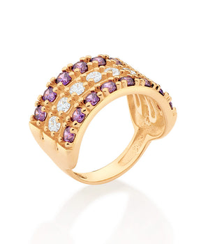 GOLD ALL STAR RING