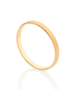 GOLD DIAMOND ROUGH WEDDING BAND