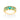 GOLD OMBRE RING IN GREEN